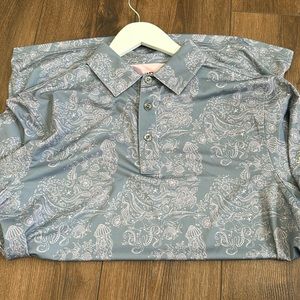 Straight Down performance golf polo - Big Horn!